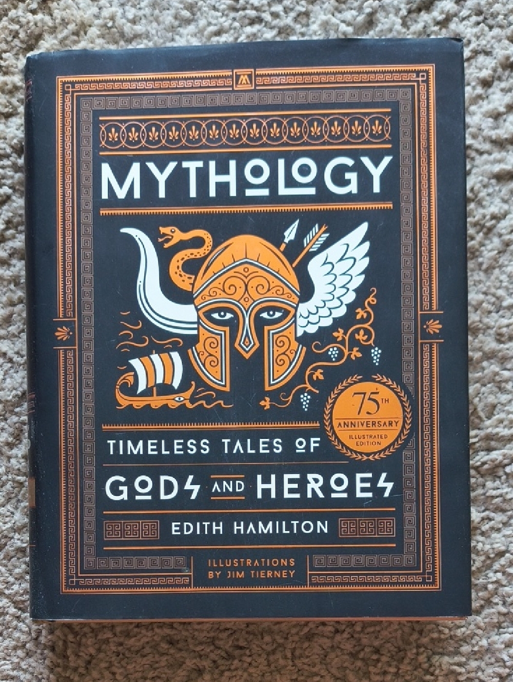 Mythology: Timeless Tales of Gods and Heroes - Orange & Black Hardcover